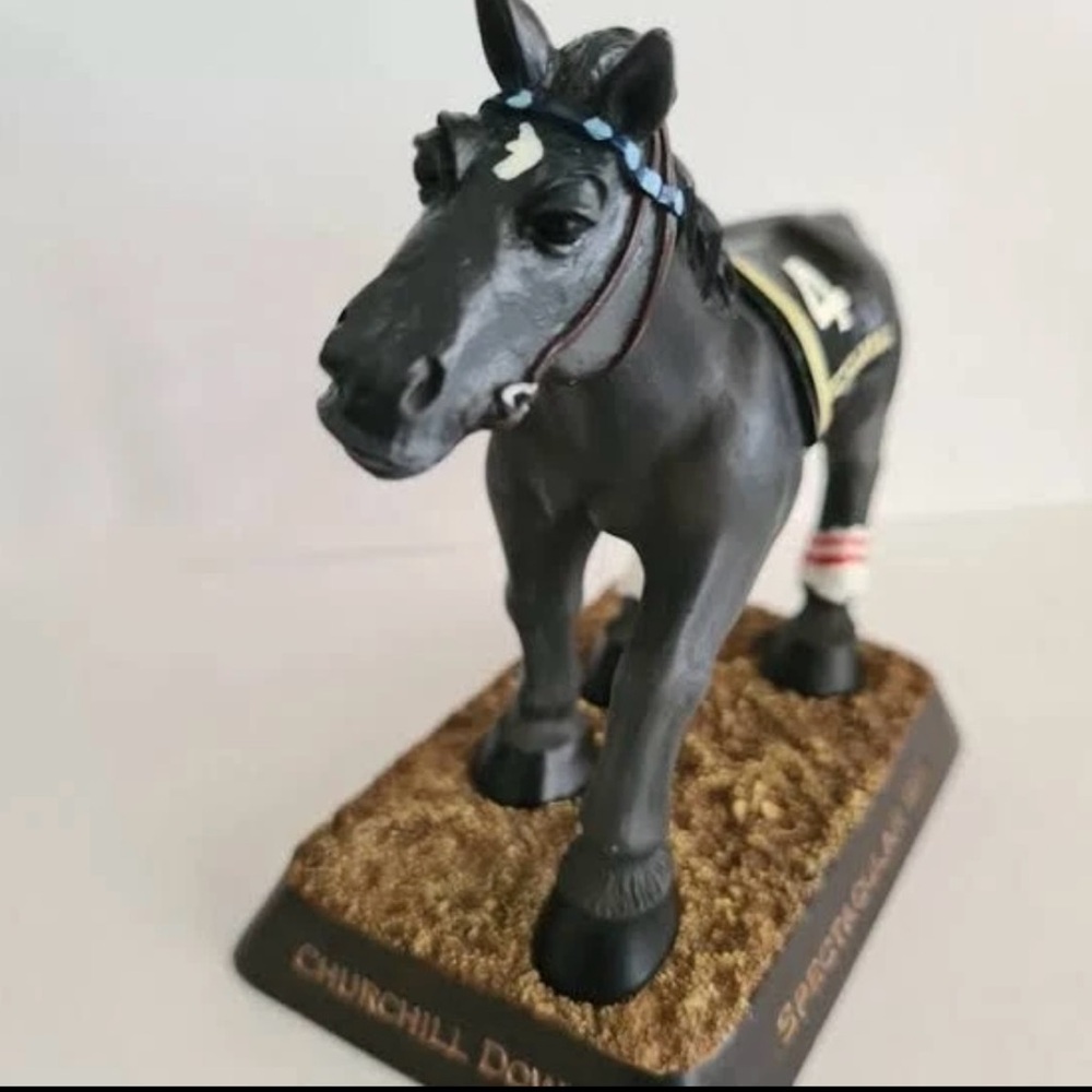 Spectacular Bid Bobblehead 1979  Kentucky Derby Winner - 2004 Churchill Down Exc